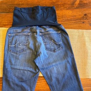 MATERNITY—Adriano Goldschmied—27–barely worn-skinny—medium wash—very flattering
